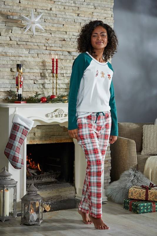 LASCANA Pajama Pants in Red