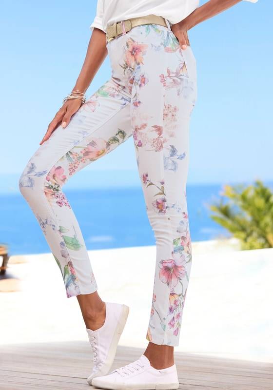 LASCANA Skinny Jeggings in White
