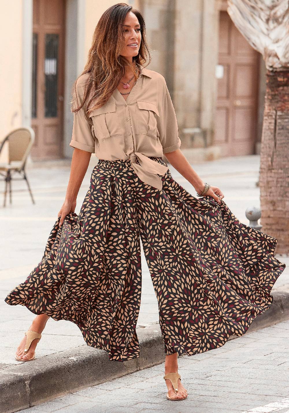 LASCANA Skirt In Beige