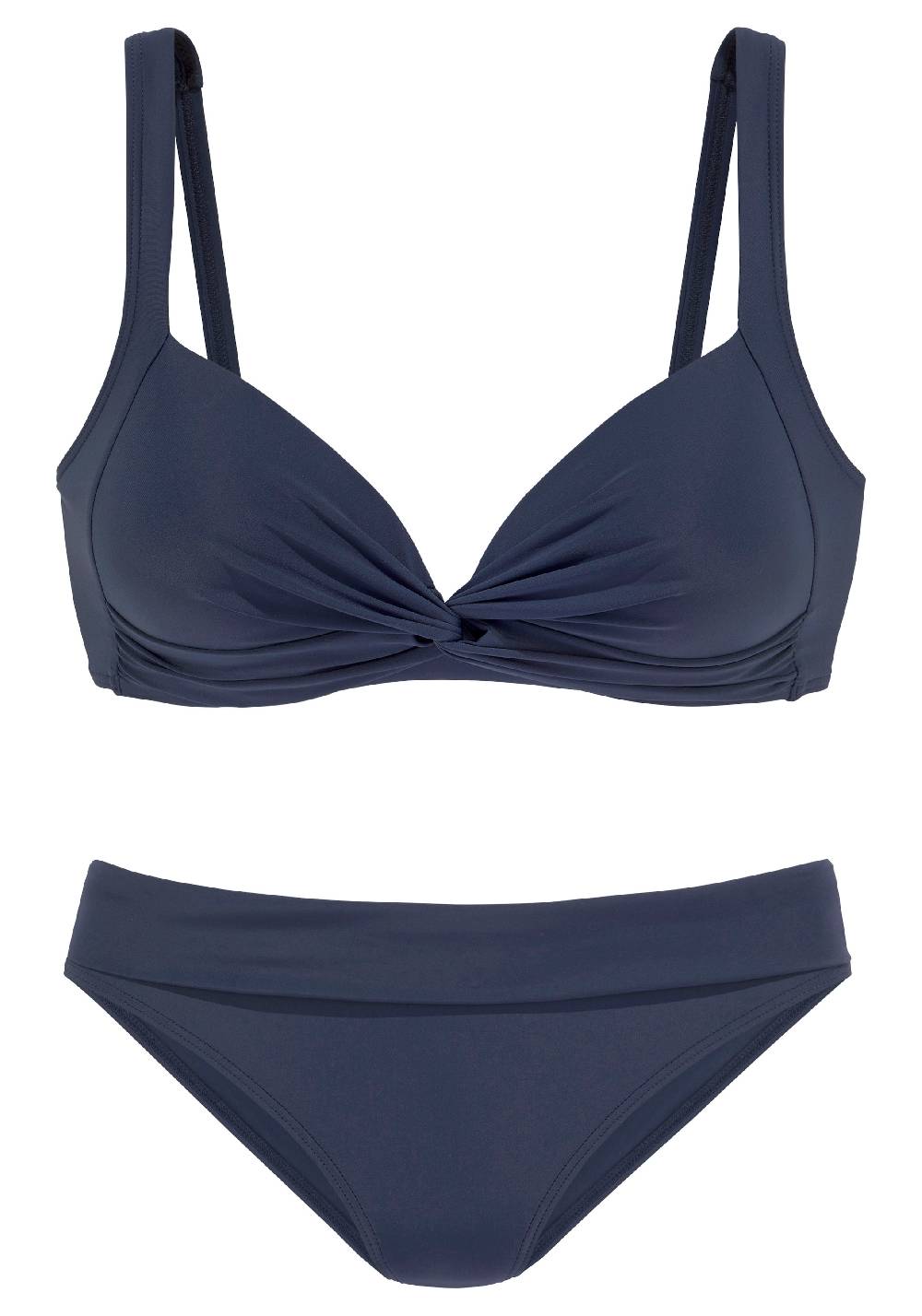 LASCANA T-shirt Bikini In Navy