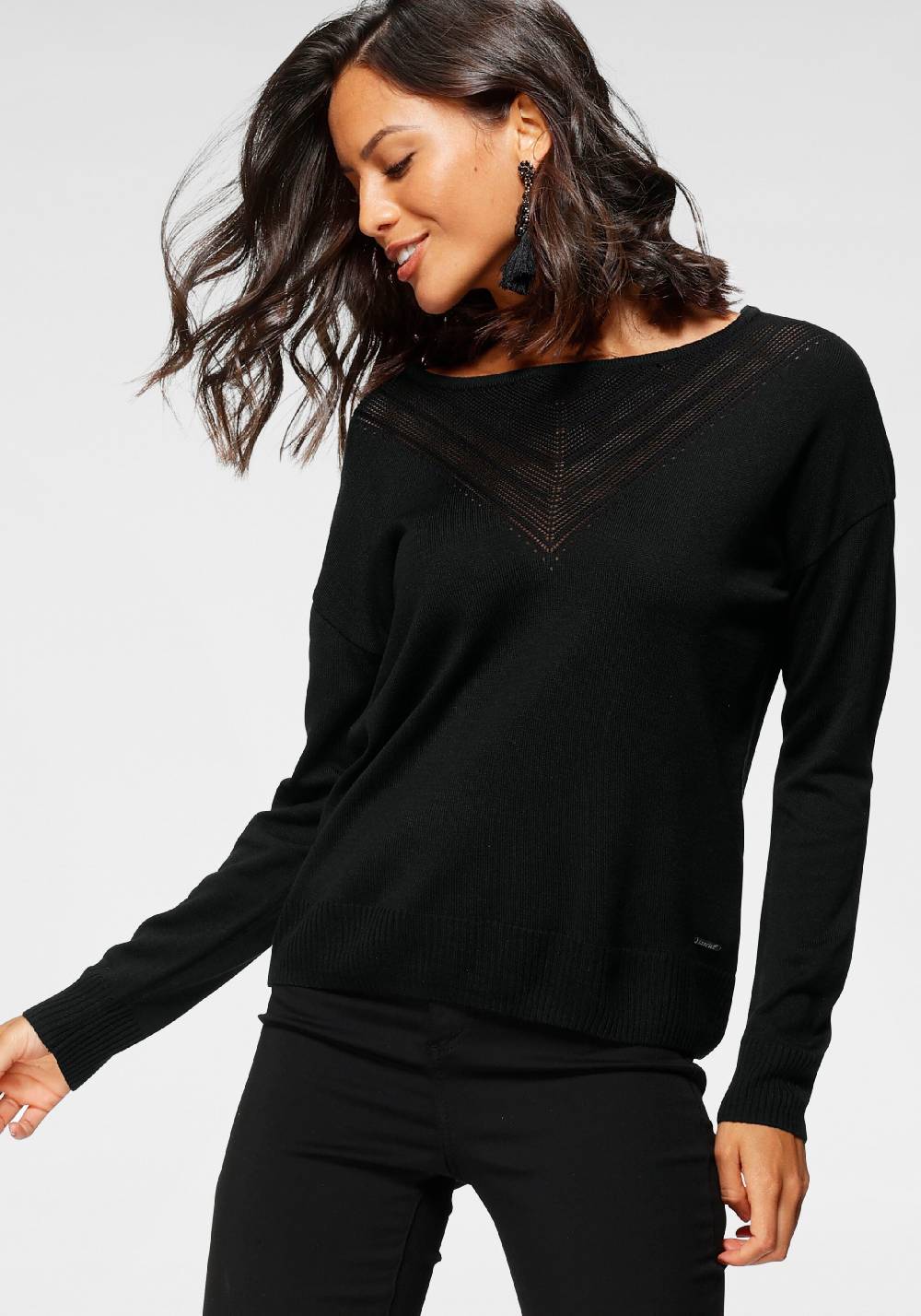 LAURA SCOTT Sweater In Black