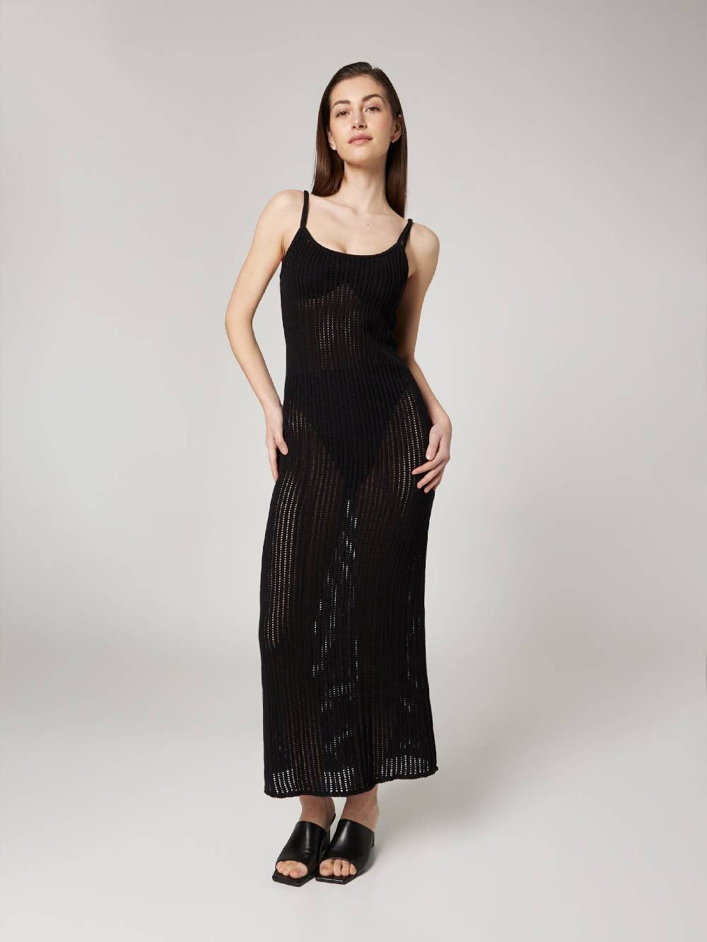 LENI KLUM X ABOUT YOU Summer Dress 'Leila' In Black