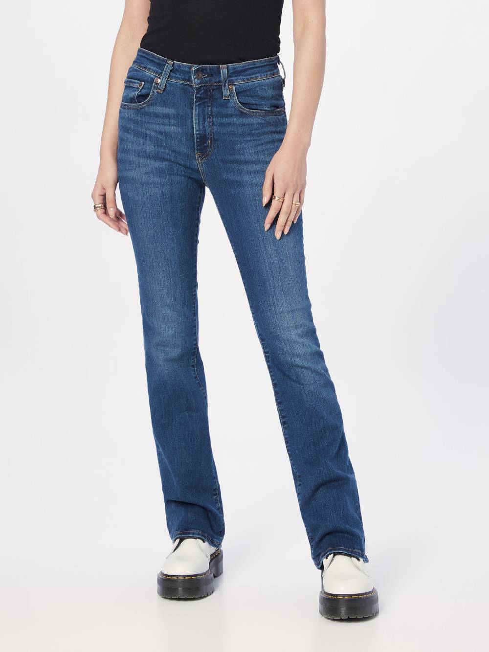 LEVI'S ® Boot Cut Jeans '725' In Blue Denim