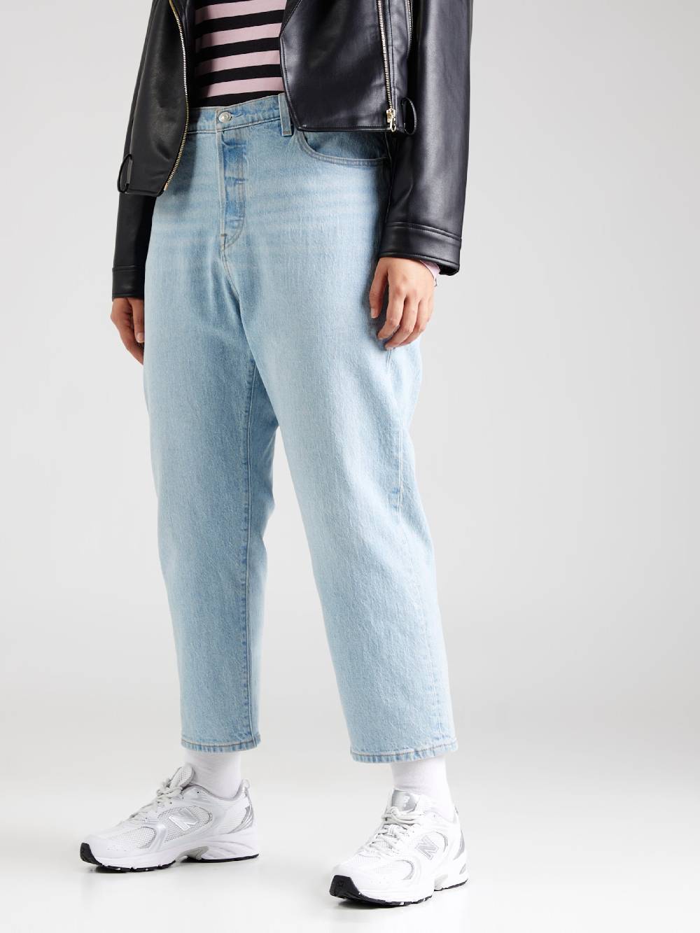 Levi's® Plus Regular Jeans '501' In Blue Denim