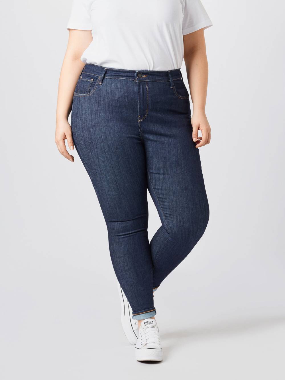 Levi's® Plus Skinny Jeans '720™ High Rise Super Skinny ' In Blue Denim