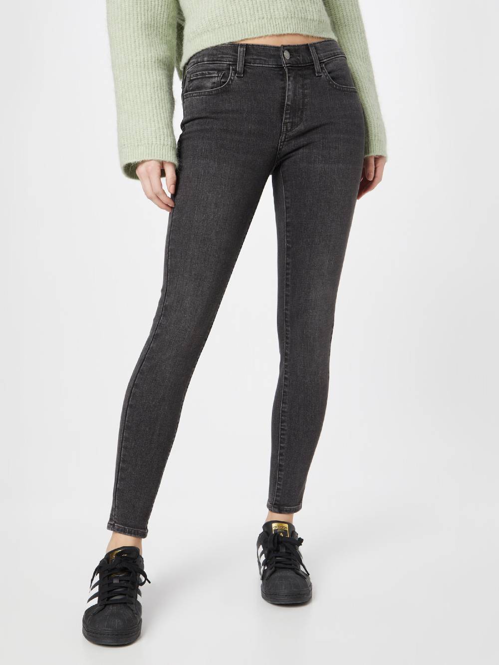LEVI'S ® Skinny Jeans '710™ Super Skinny' In Black Denim