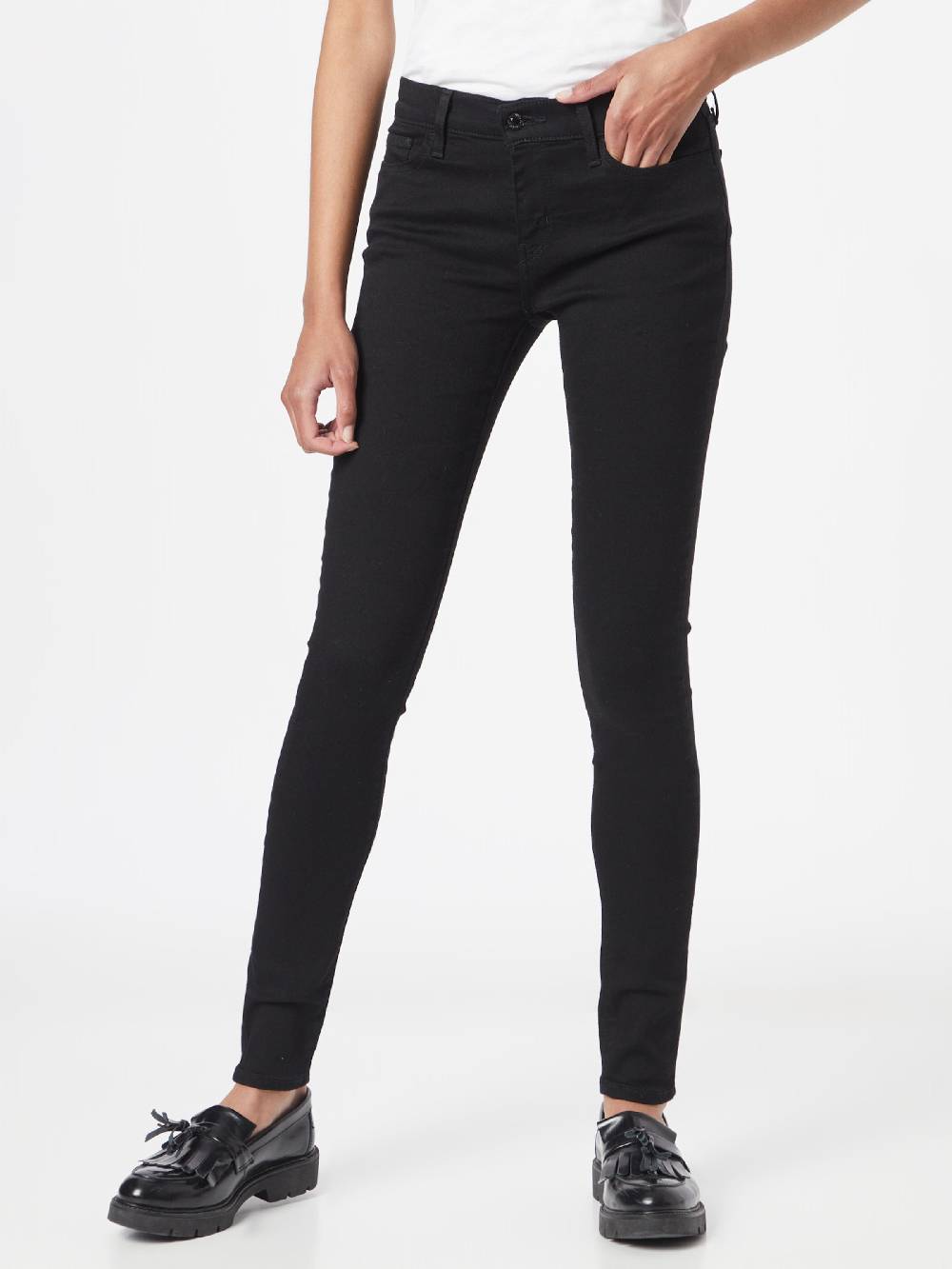 LEVI'S ® Skinny Jeans '710™ Super Skinny' In Black
