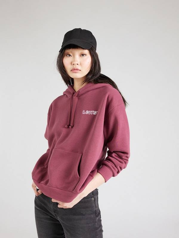 LEVI'S ® Sweatshirt in Burgundy