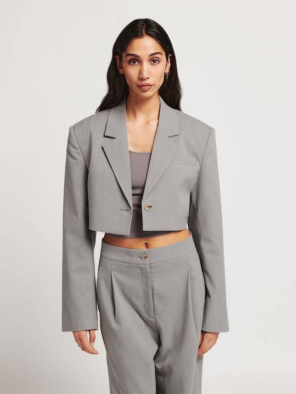 Lezu Blazer 'Lisa' in Grey