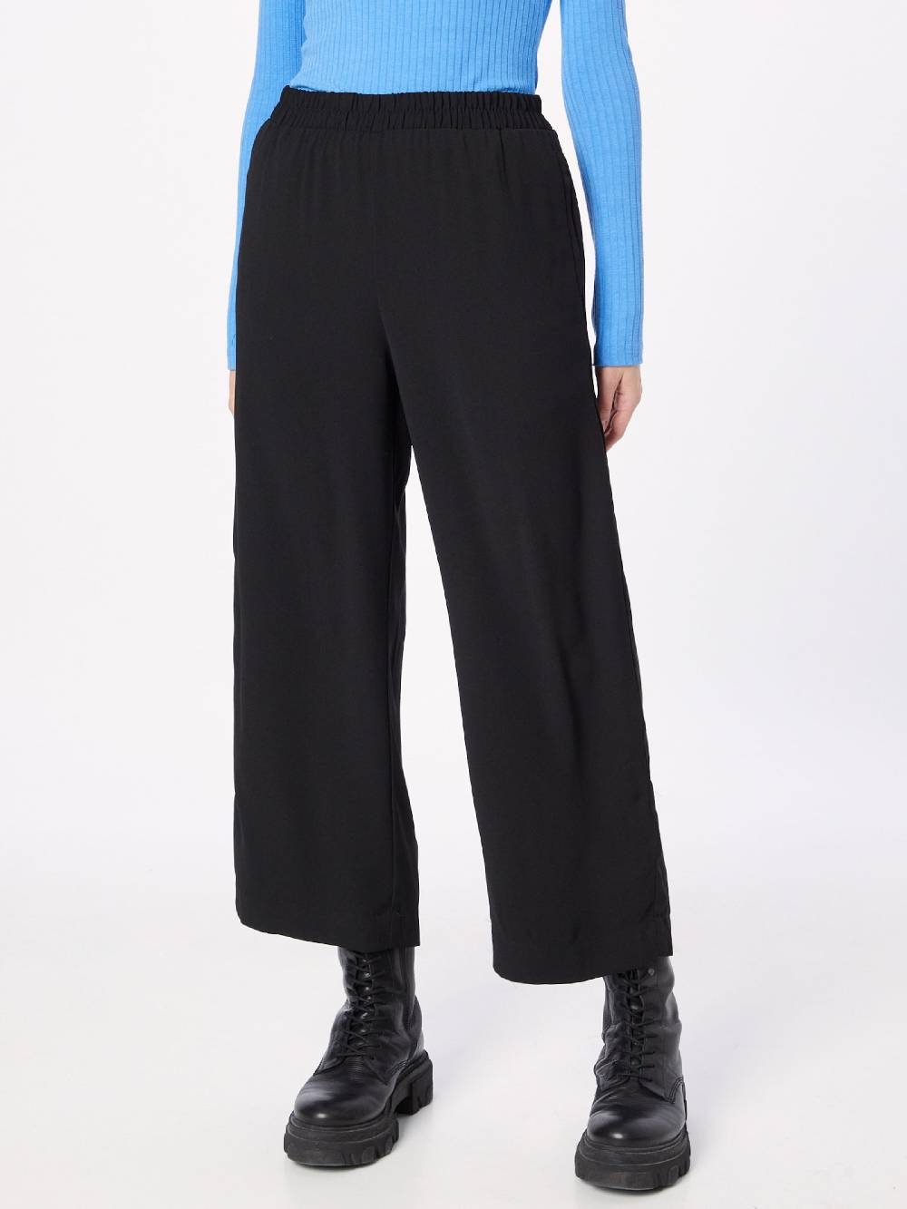 Lindex Wide Leg Pants 'Bella' In Black