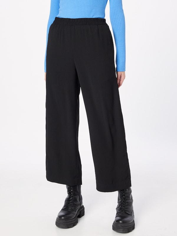 Lindex Wide leg Pants 'Bella' in Black
