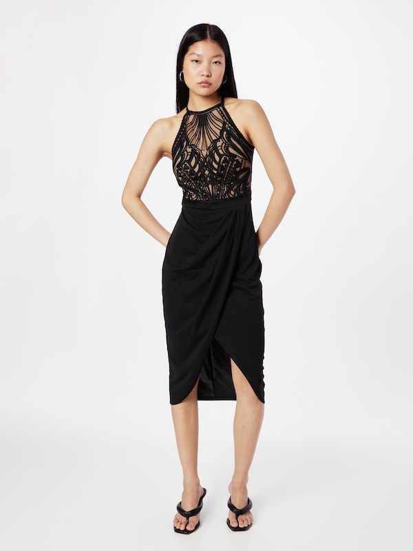 Lipsy Cocktail Dress 'Nelli' in Black