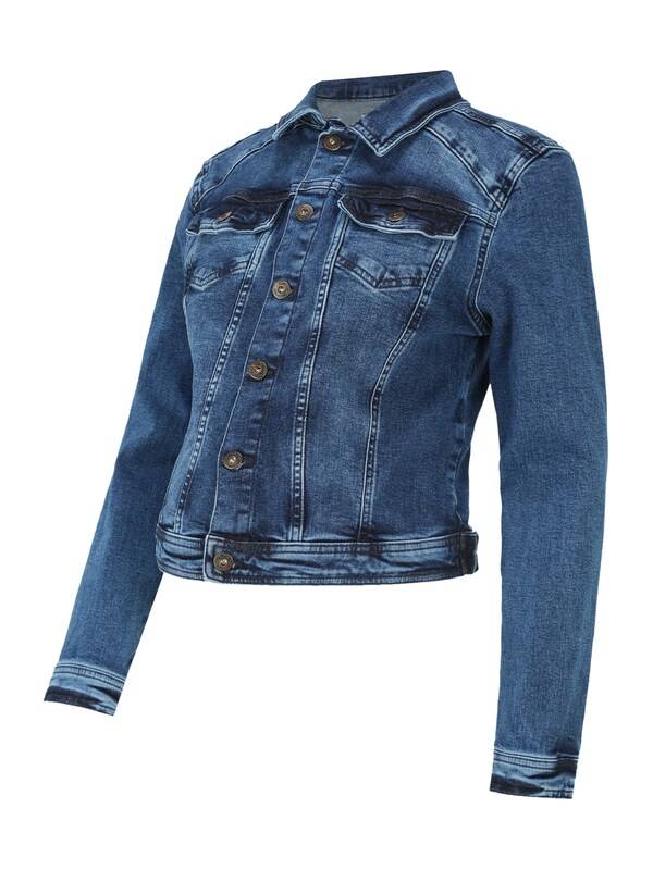 LOVE2WAIT Between-Season Jacket in Navy, Blue Denim