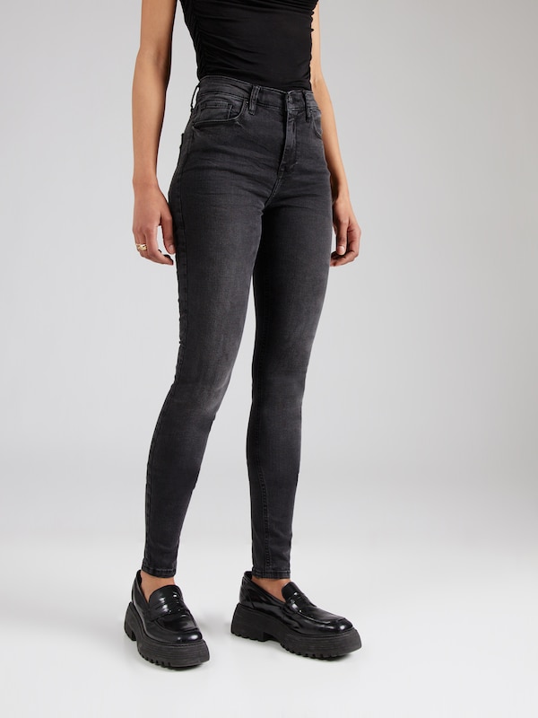 LTB Skinny Jeans 'AMY X' in Black Denim