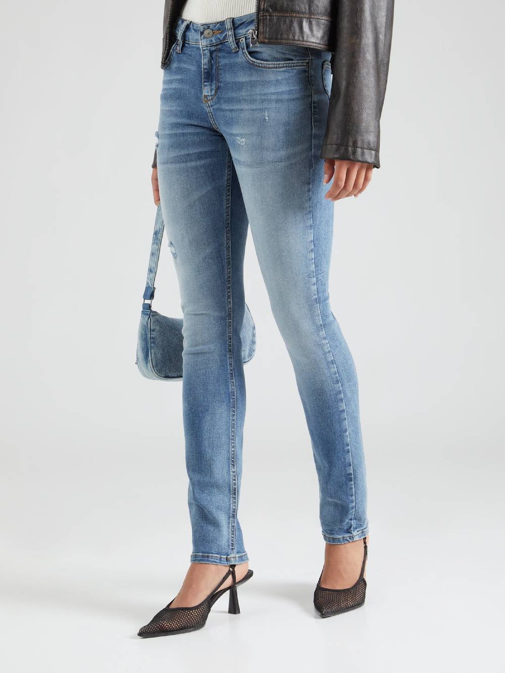 LTB Slim Fit Jeans 'ASPEN' In Blue Denim