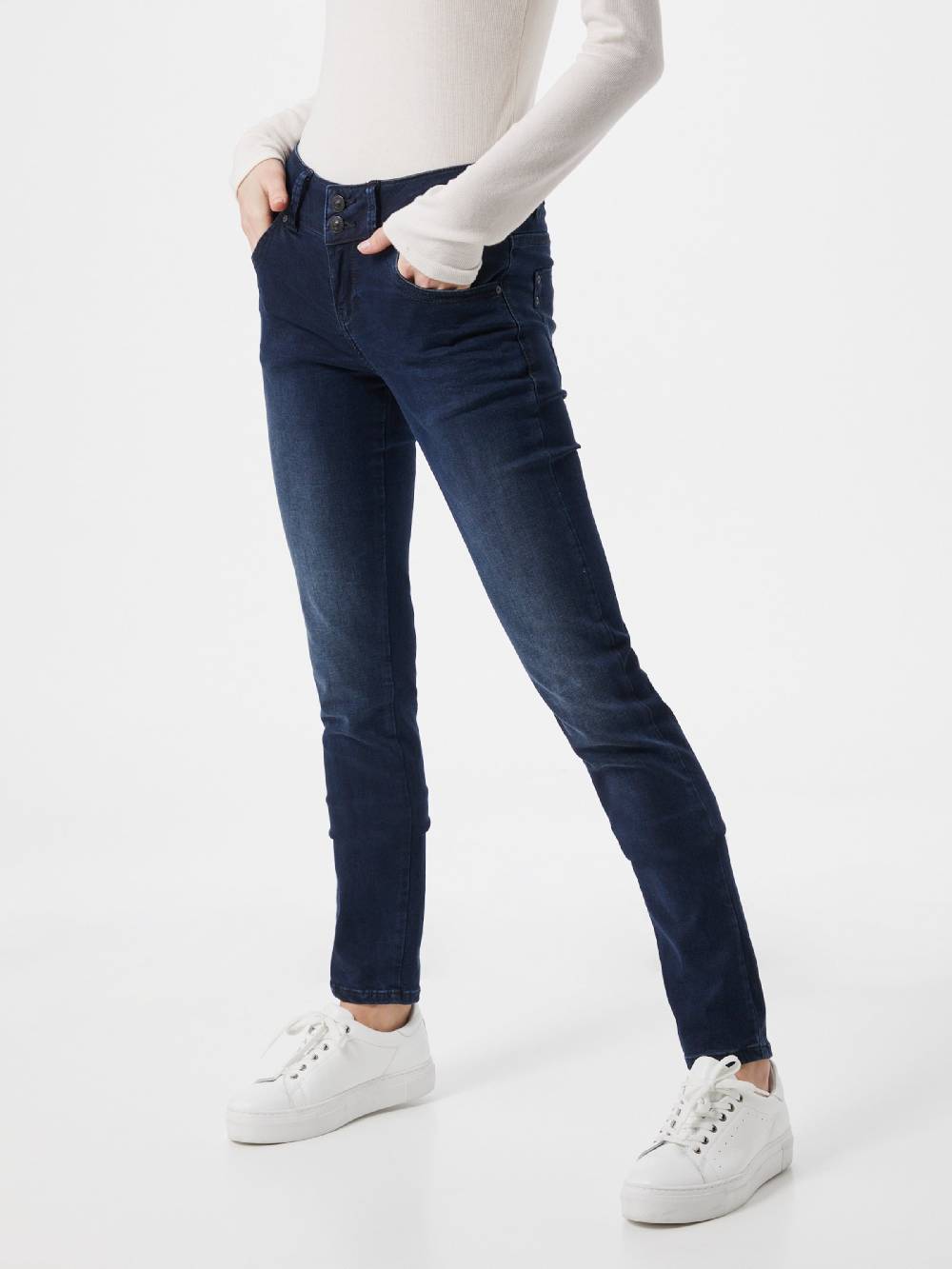 LTB Slim Fit Jeans 'Molly' In Dark Blue