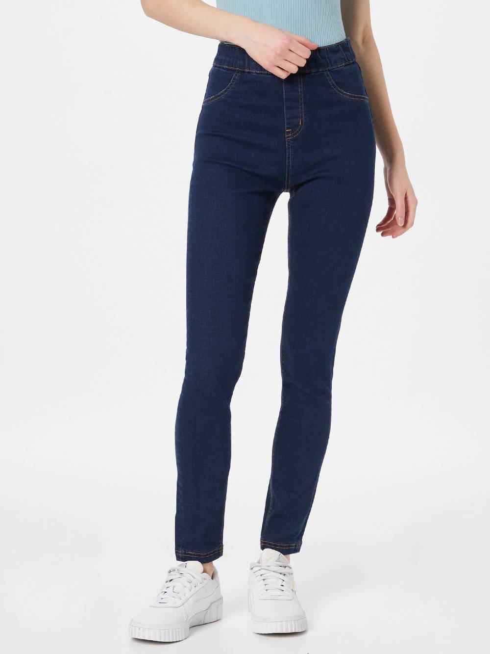 MAGIC Bodyfashion Skinny Jeggings In Dark Blue