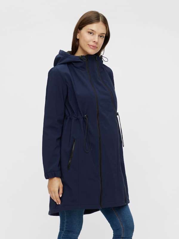 MAMALICIOUS Between-Season Jacket 'Shella Tikka' in Dark Blue