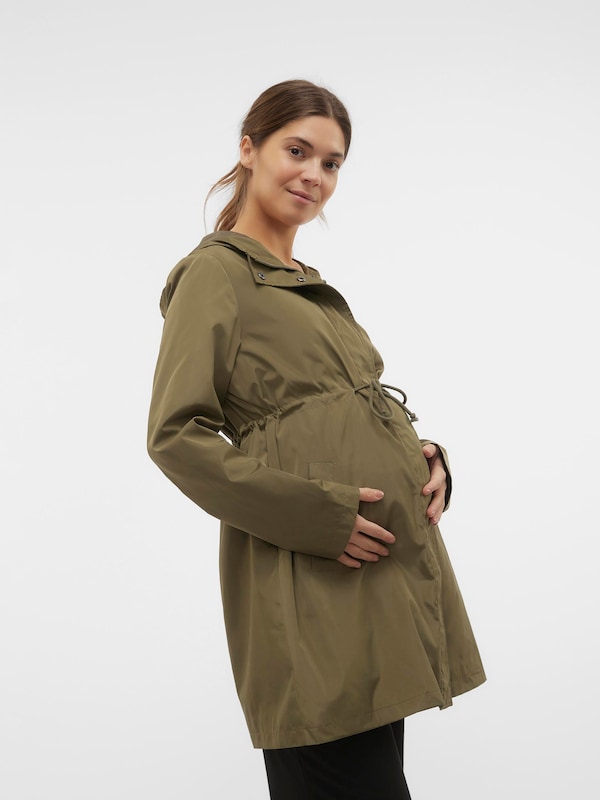 MAMALICIOUS Between-Seasons Parka 'ALMA' in Olive