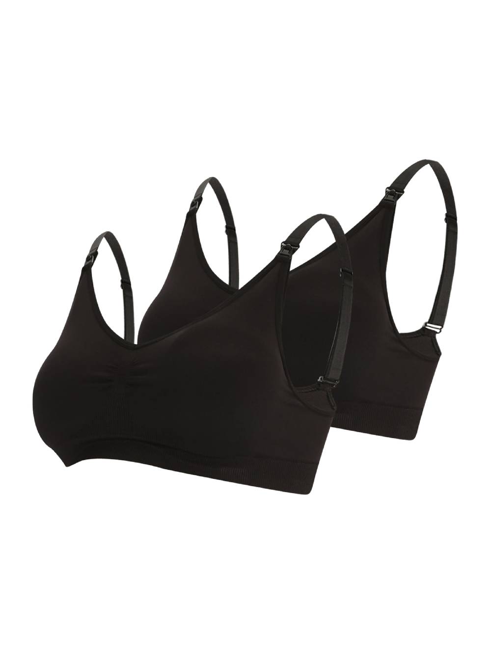 MAMALICIOUS Bralette Nursing Bra 'Lilja' In Black