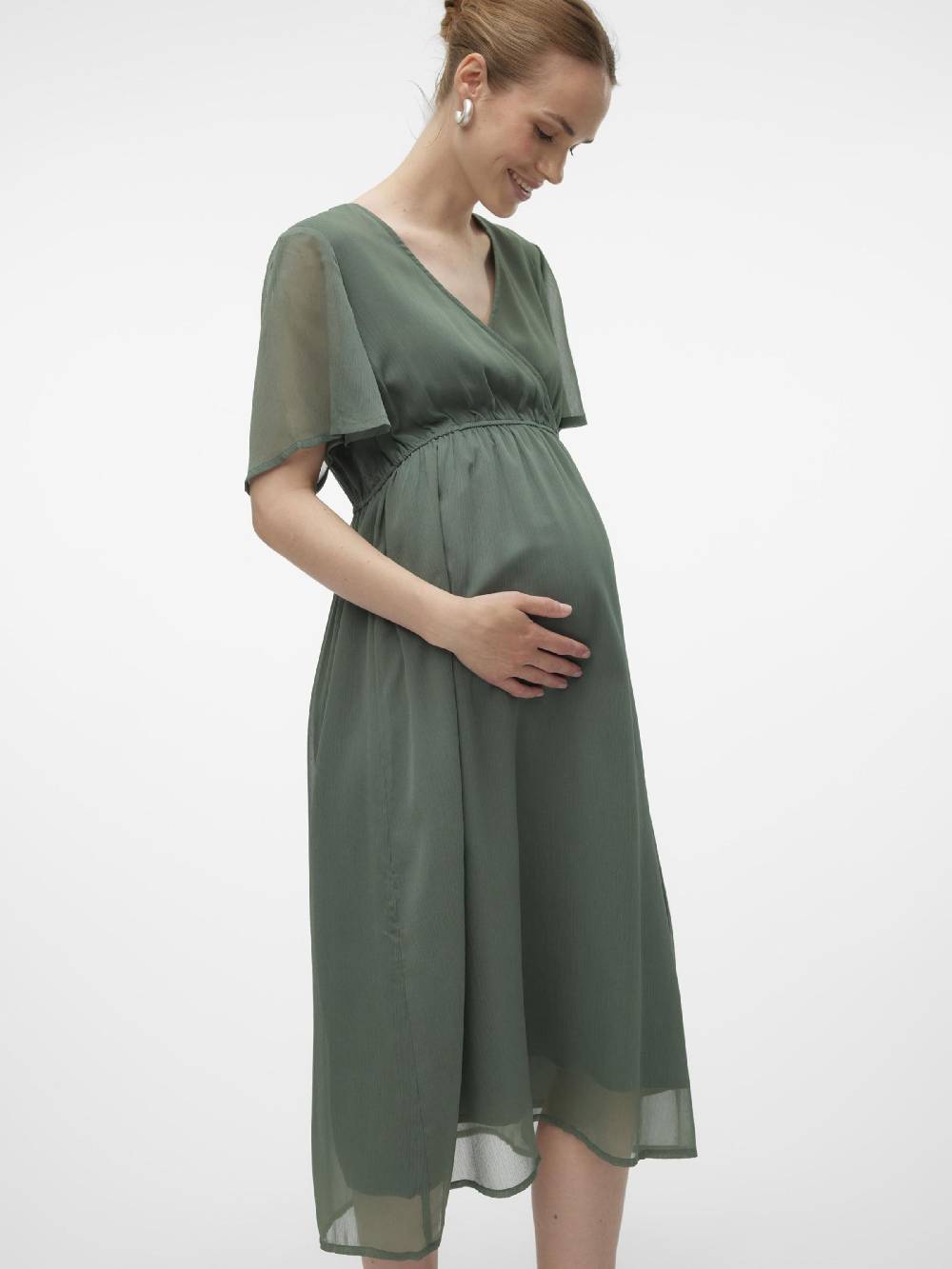 MAMALICIOUS Dress In Green