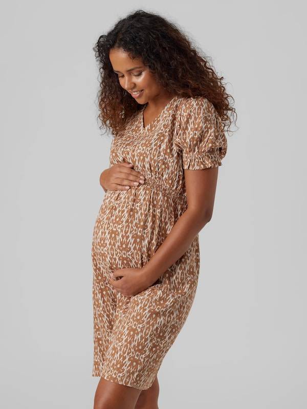 MAMALICIOUS Jumpsuit 'Rita' in Brown