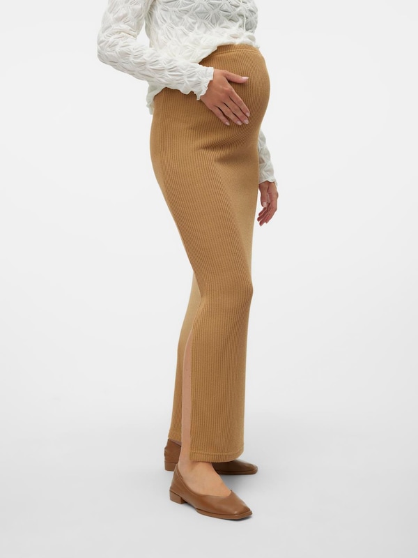 MAMALICIOUS Skirt 'MLSECA' in Cappuccino