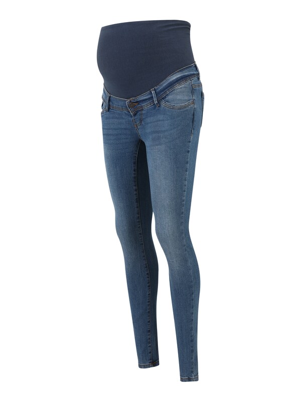 MAMALICIOUS Slim fit Jeans in Blue Denim