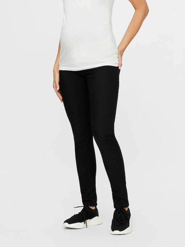 MAMALICIOUS Slim fit Jeans 'JULIANE' in Black