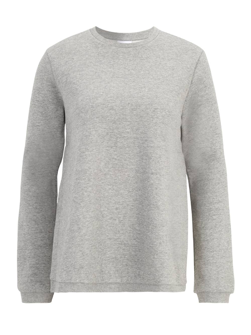 MAMALICIOUS Sweatshirt 'MLKATHRIN' In Mottled Grey