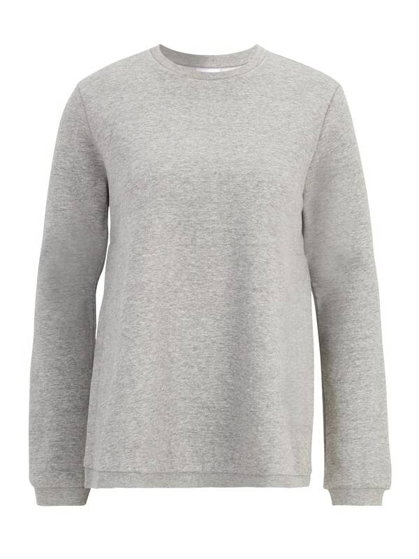 MAMALICIOUS Sweatshirt 'MLKATHRIN' in Mottled Grey