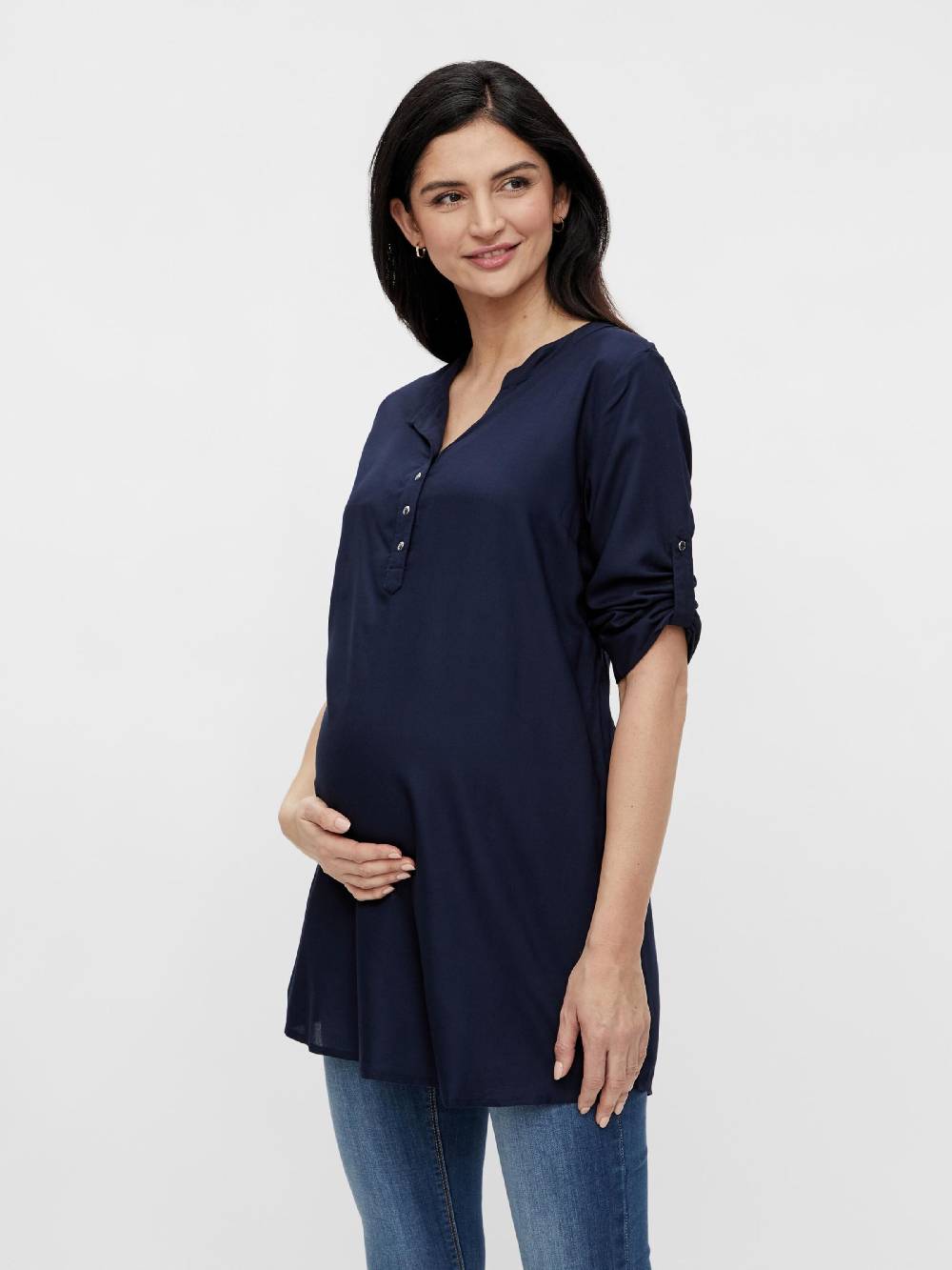 MAMALICIOUS Tunic 'Mercy' In Dark Blue