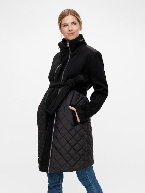 MAMALICIOUS Winter Coat 'Giggy' in Black