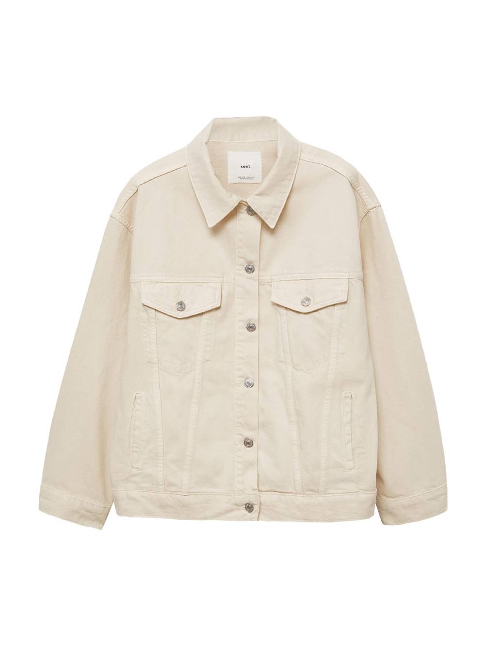 MANGO Between-Season Jacket 'ALAIA' In Cream