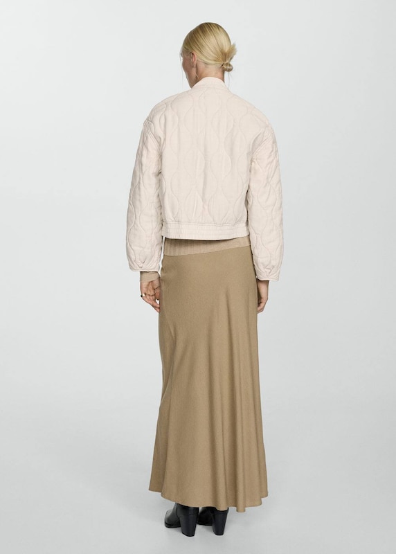 MANGO Between-Season Jacket 'Honolulu' In Nude