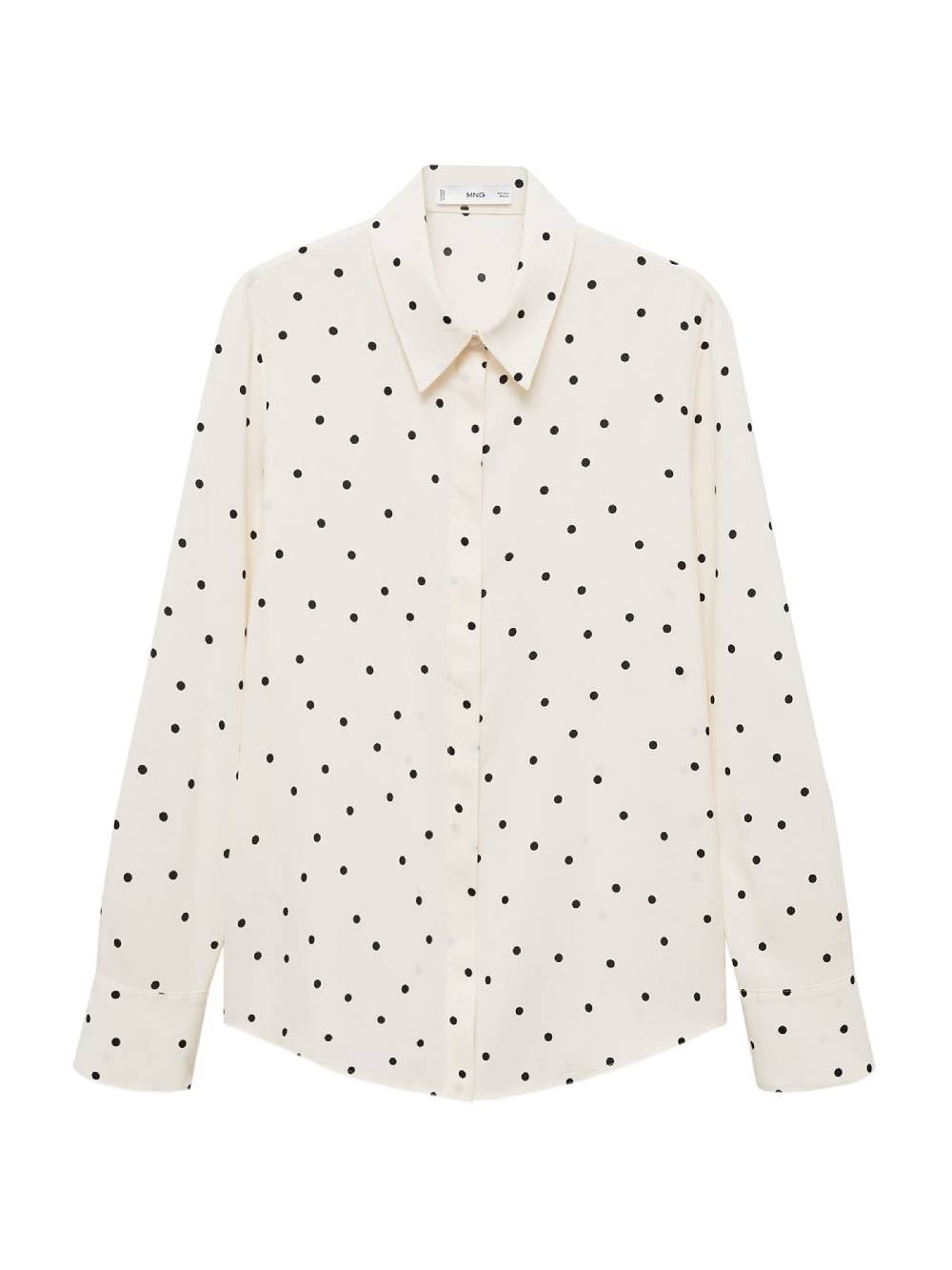 MANGO Blouse In Wool White