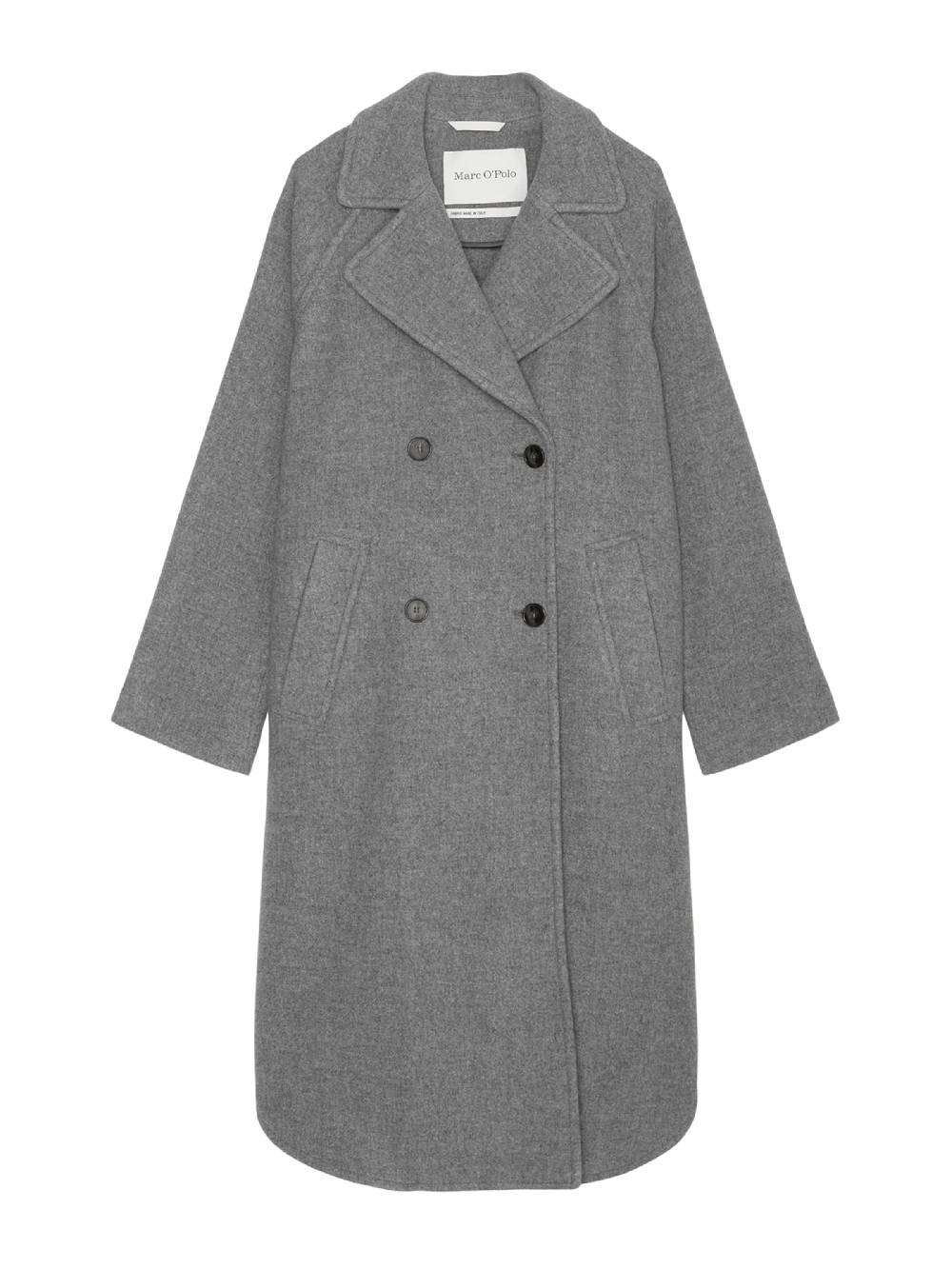 Marc O'Polo Between-Seasons Coat In Grey