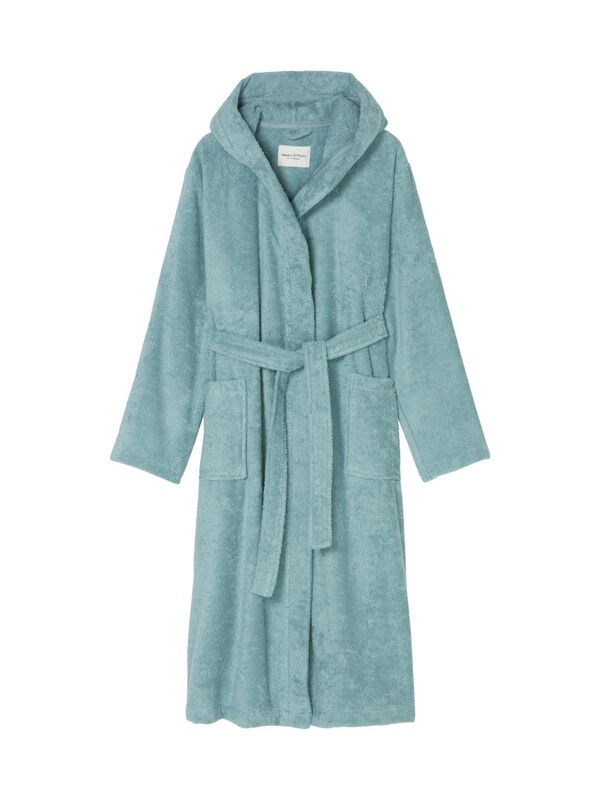 Marc O'Polo Long Bathrobe in Dark Blue