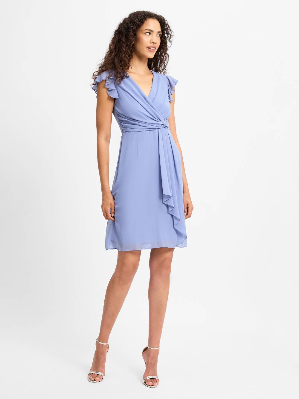 Marie Lund Cocktail Dress In Light Blue