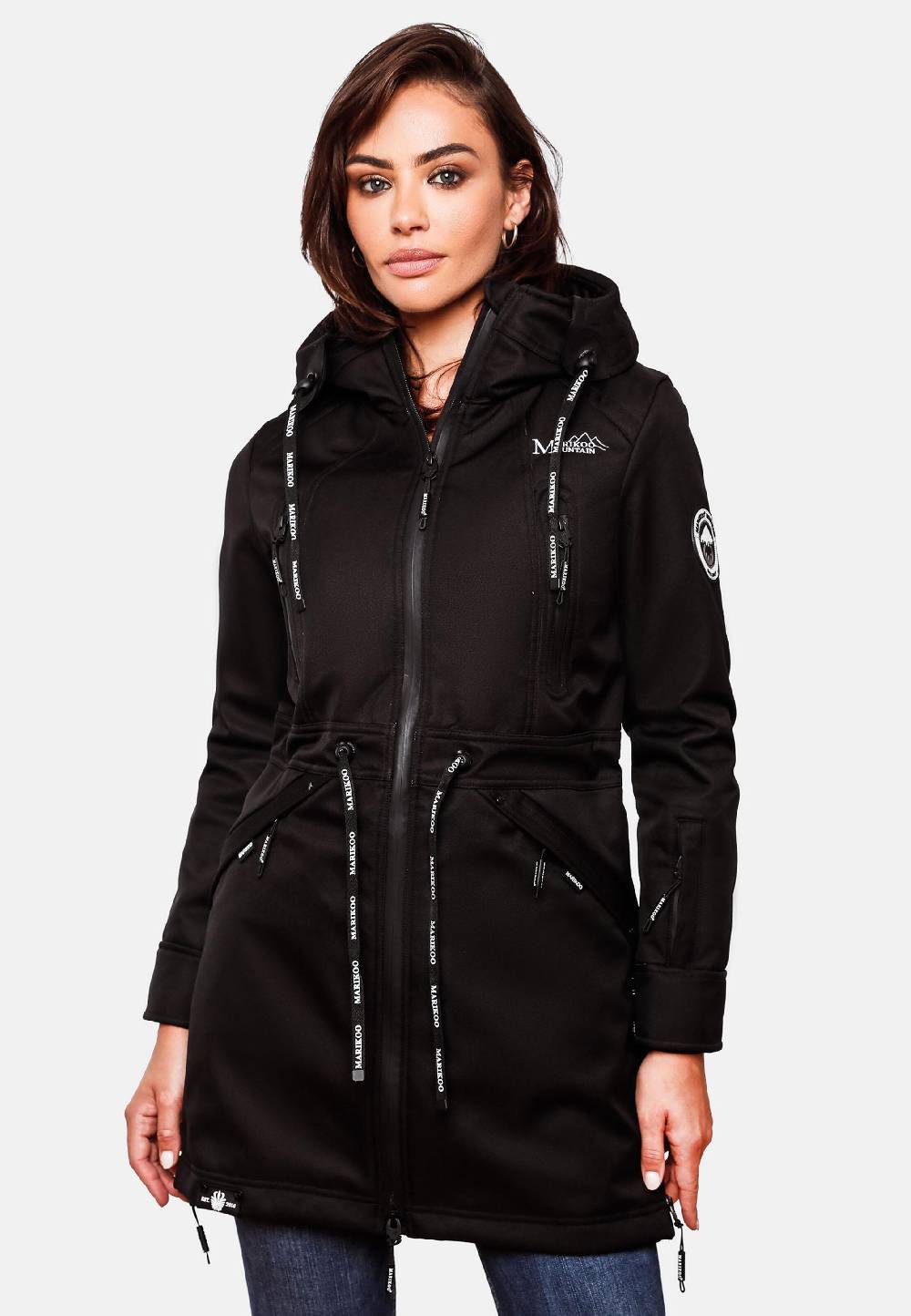 MARIKOO Between-Seasons Parka In Black