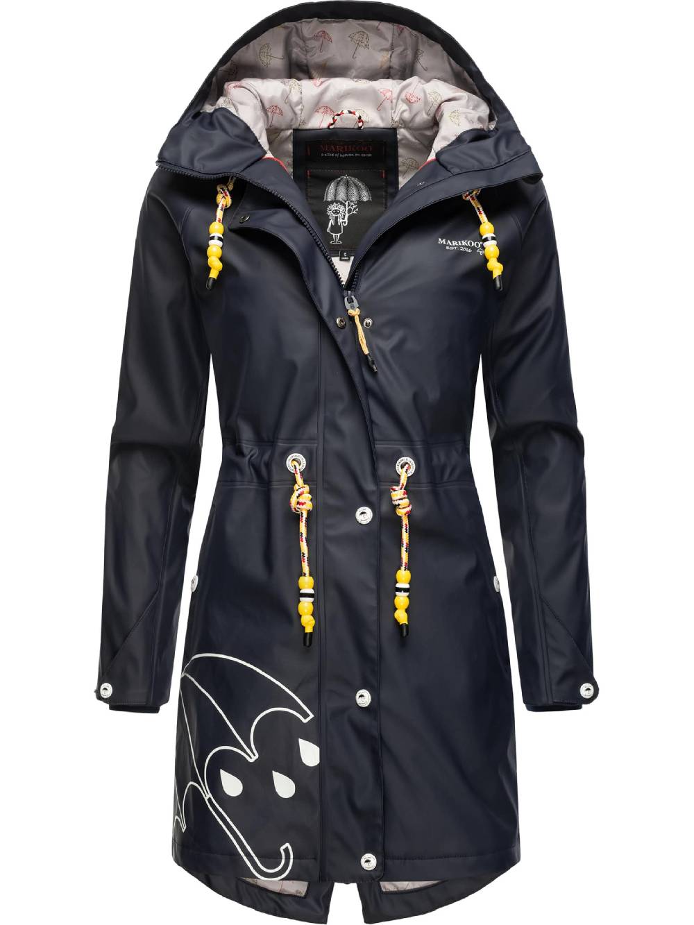 MARIKOO Raincoat In Navy