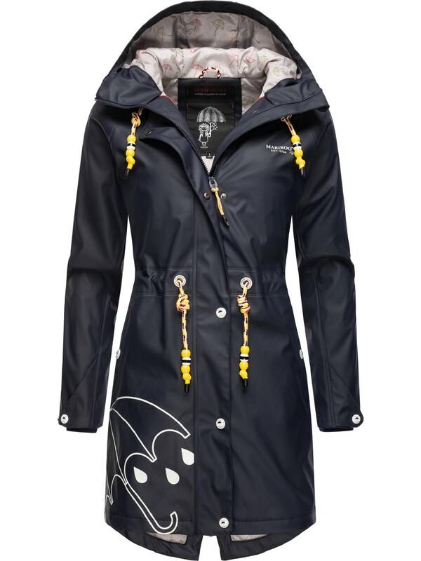 MARIKOO Raincoat in Navy
