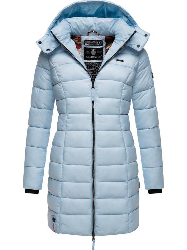 MARIKOO Winter Coat 'Abendsternchen' in Light Blue