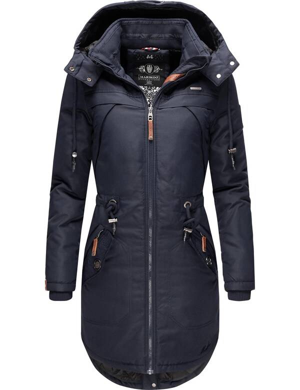 MARIKOO Winter Parka 'Kamii' in Dark Blue