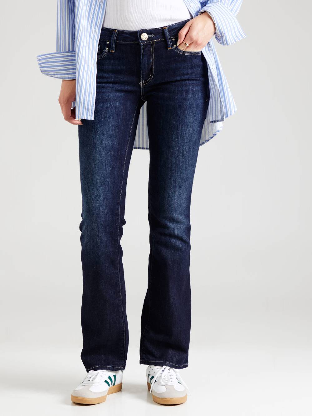 Mavi Boot Cut Jeans 'Bella' In Dark Blue