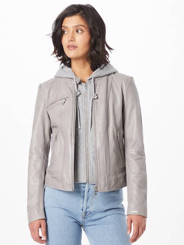 Maze Between-Season Jacket 'Mico' In Light Grey