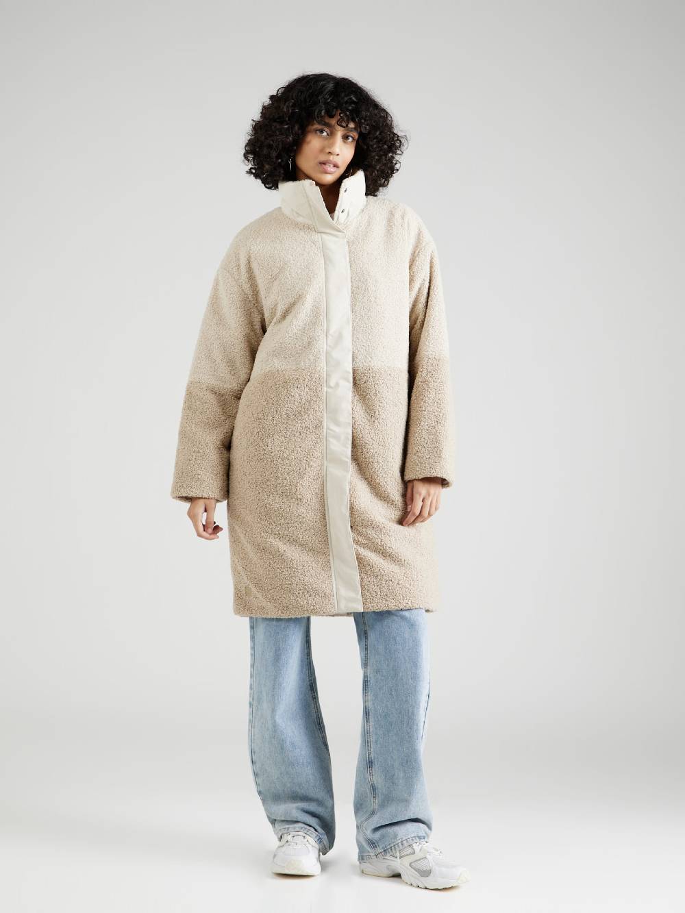 Mazine Between-Seasons Coat 'Hanna' In Beige, Light Beige