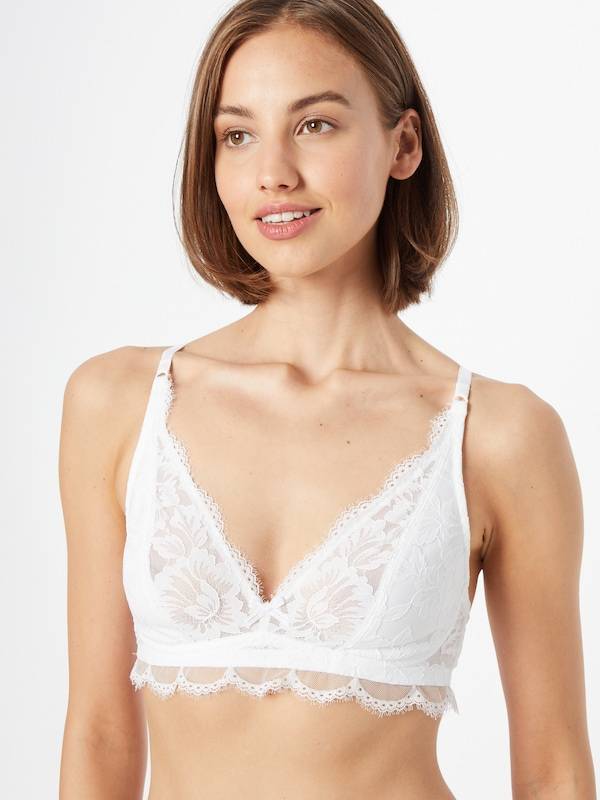 Mey Triangle Bra in White
