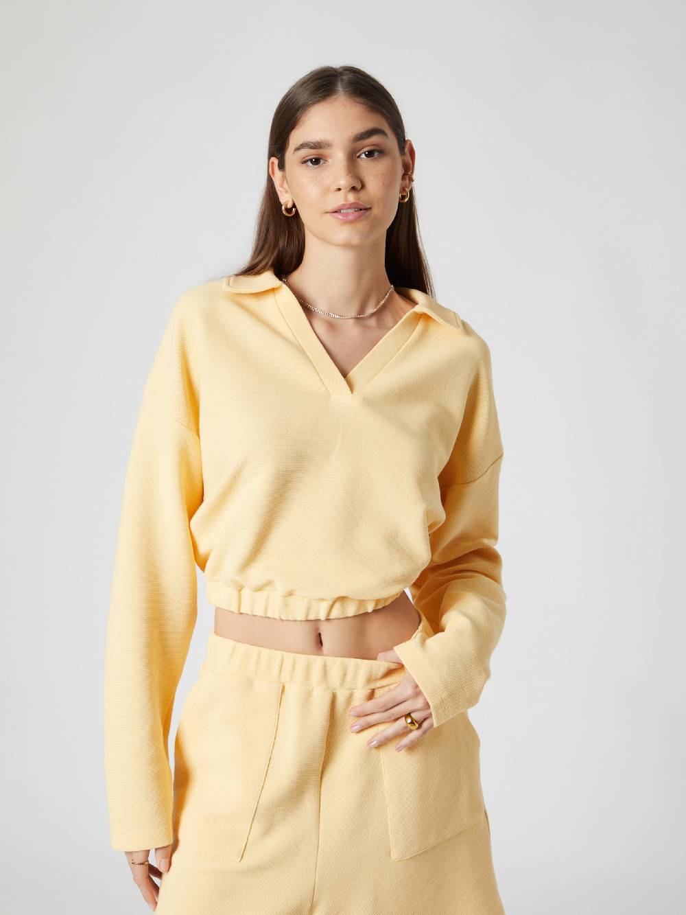 Millane Sweatshirt 'Linea' In Yellow