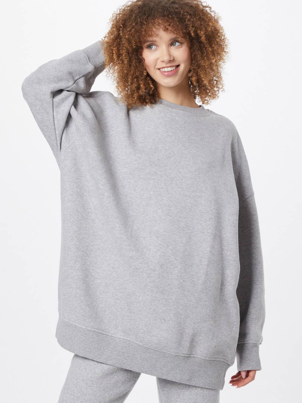 Monki Sweatshirt In Light Grey